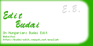 edit budai business card